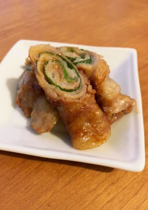 豚バラ肉の味噌シソ巻き-レシピのメイン写真
