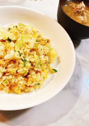 簡単！レタス炒飯【パラパラ】-レシピのメイン写真