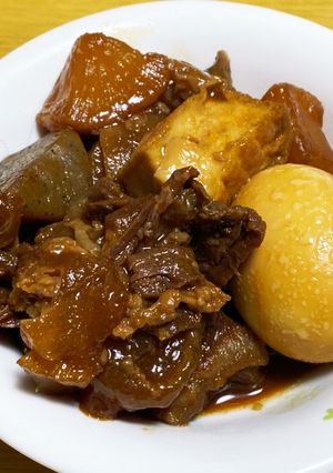 ウチの牛すじのどて煮♪(覚書)-レシピのメイン写真