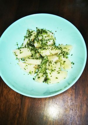 蒸しじゃがいもと青のりとごま-レシピのメイン写真