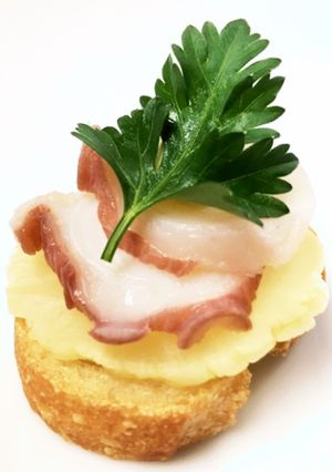 ピンチョス:タコとタクアンとマヨオニオン-レシピのメイン写真
