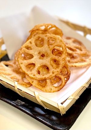 揚げ物にはコピー用紙を折り、敷き紙を作る-レシピのメイン写真