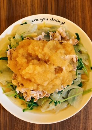 たまねぎと豆苗の豚しゃぶサラダ-レシピのメイン写真