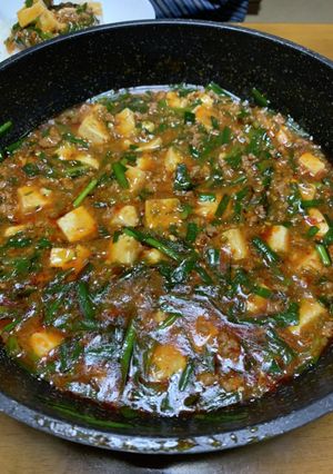 ニラたっぷりの麻婆豆腐-レシピのメイン写真