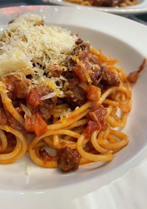 ワインに合う★ミートソーススパゲティ！-レシピのメイン写真