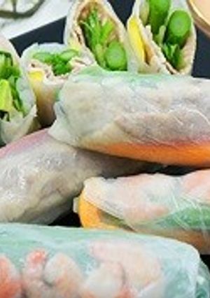 春野菜たっぷりヘルシー生春巻き-レシピのメイン写真