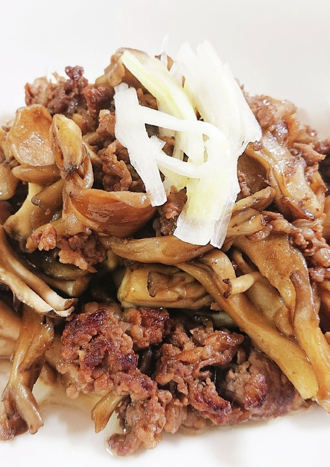 牛肉と舞茸の炒め物-レシピのメイン写真