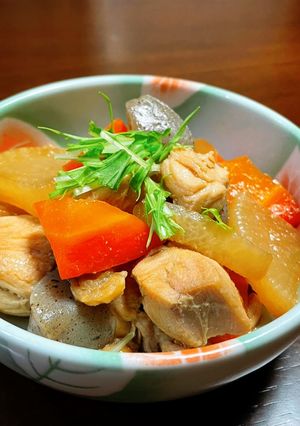 鶏むね肉と大根のヘルシー煮 *☻*-レシピのメイン写真