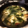 お肉も魚も野菜も!食べるダシダでスープ!