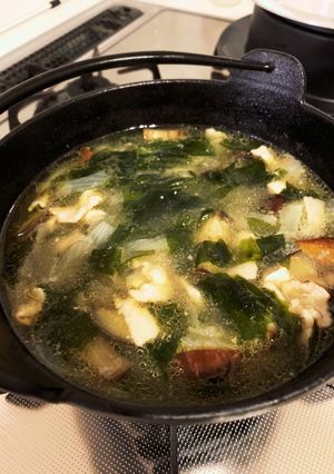 お肉も魚も野菜も！食べるダシダでスープ！-レシピのメイン写真