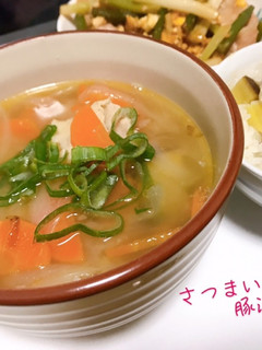 さつまいも入り 豚汁-レシピのメイン写真