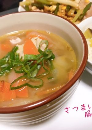 さつまいも入り 豚汁-レシピのメイン写真