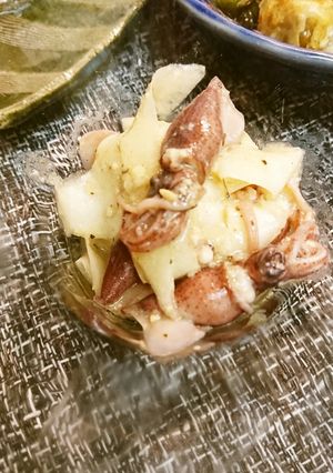 大根皮とホタルイカの酢味噌サラダ仕立て-レシピのメイン写真