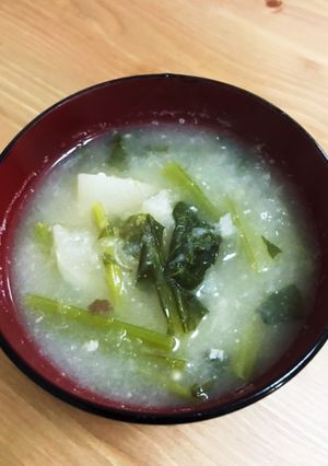 とろとろカブの味噌汁-レシピのメイン写真
