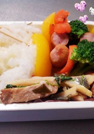デコらない☆カラフル串野菜弁当0227-レシピのメイン写真