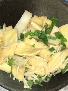山芋と油揚げの大葉ポン酢サラダ-レシピのメイン写真