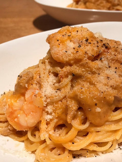 海老とツナのトマトクリームパスタ-レシピのメイン写真