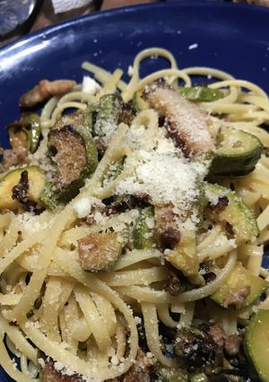 ズッキーニとサルシッチャのパスタ-レシピのメイン写真