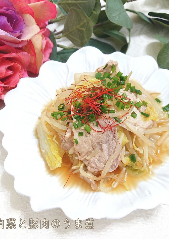 【簡単★時短】白菜と豚肉のうま煮/もやし-レシピのメイン写真
