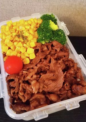 お弁当(3/2)焼き肉-レシピのメイン写真