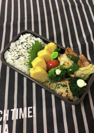男子高校生弁当3/2 回鍋肉弁当-レシピのメイン写真