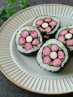 デコ巻き寿司~花-レシピのメイン写真
