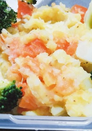 マヨなし☆カレー風味ポテサラ☆-レシピのメイン写真