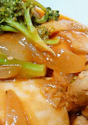 鶏肉のトマトジュース煮-レシピのメイン写真