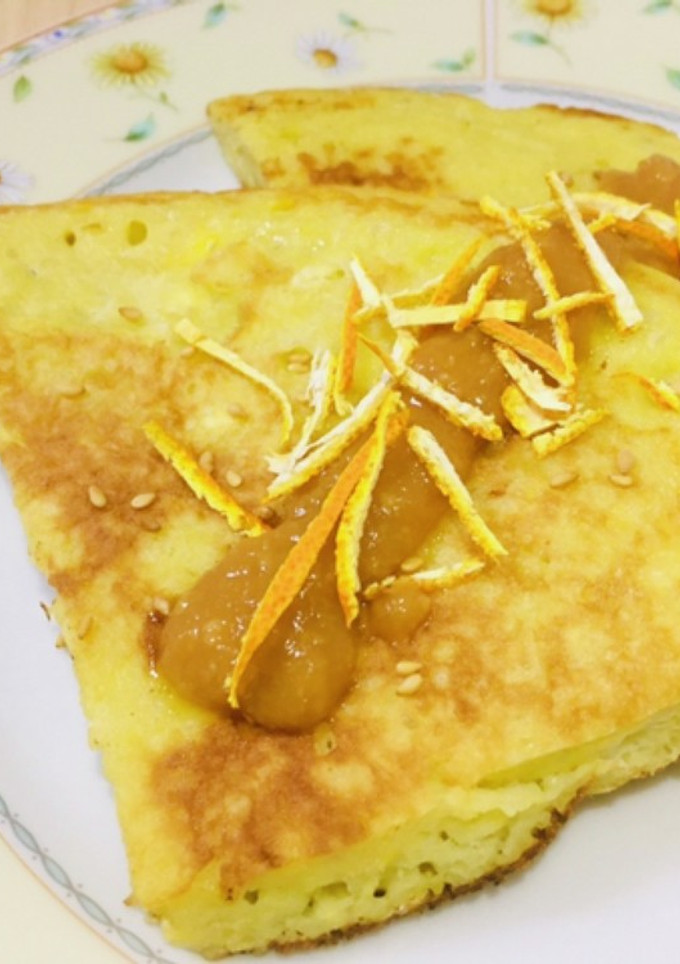 卵たっぷり！卵焼き風 長芋のチヂミ-レシピのメイン写真