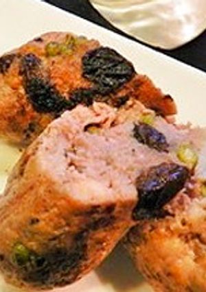 レーズンと山椒のコンビ　手作りソーセージ-レシピのメイン写真