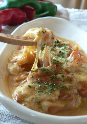 ☻　クレソルトマトのチーズ焼き　☻-レシピのメイン写真