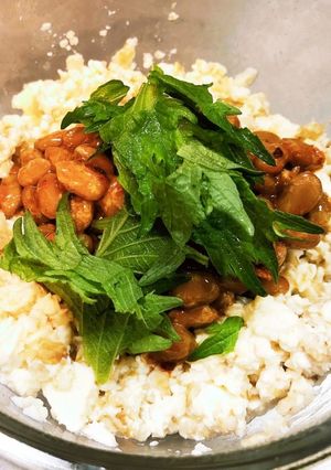 オートミールと豆腐のまぜまぜご飯-レシピのメイン写真