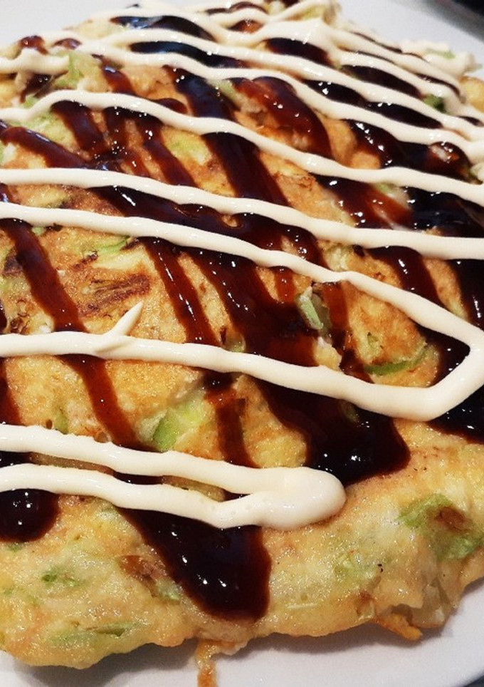 簡単！卵と豆腐とはんぺんでお好み焼き風-レシピのメイン写真