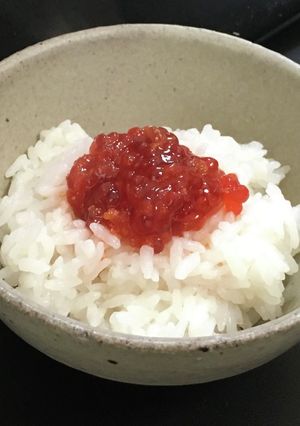 ご飯のお供。スジコにちょい足し！-レシピのメイン写真