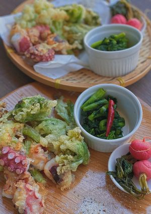 簡単にシャキシャキなる・山菜天ぷら-レシピのメイン写真