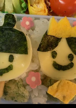 ずぼらママのひなまつりごはん(弁当)-レシピのメイン写真