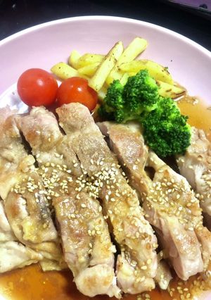 鶏モモ柔らかこってりステーキ　簡単-レシピのメイン写真