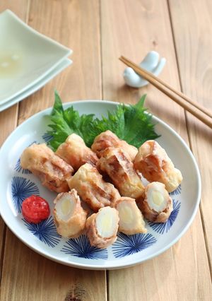 お弁当に♪おつまみに♪ちーちくの紅生姜天-レシピのメイン写真