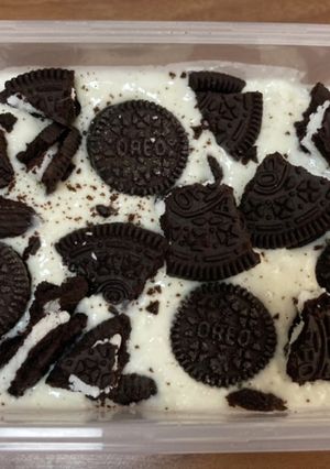 材料4つ！ズボラな私のオレオチーズケーキ-レシピのメイン写真