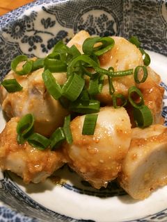 レンチン!かんたん里芋のゴマみそ和え-レシピのメイン写真
