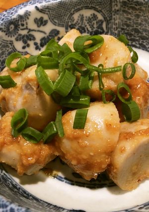 レンチン！かんたん里芋のゴマみそ和え-レシピのメイン写真