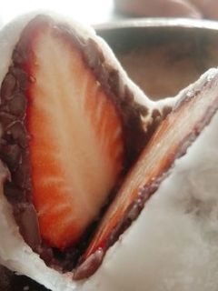 手作りのいちご大福~求肥は白玉粉で!-レシピのメイン写真
