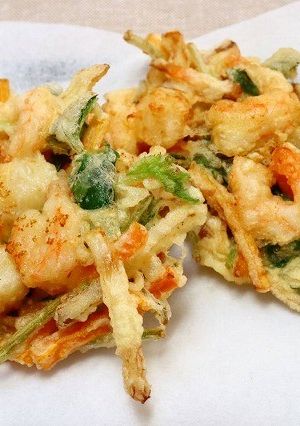 シバエビとヒオウギのかき揚げ-レシピのメイン写真