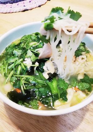 インスタントラーメンをフォーにしたい！-レシピのメイン写真