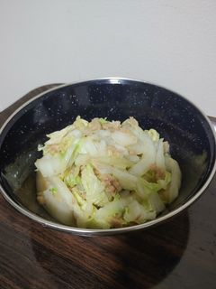 【簡単】【副菜】白菜とツナの和え物-レシピのメイン写真