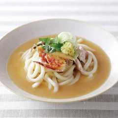 A picture of アジのゴマみそうどん.