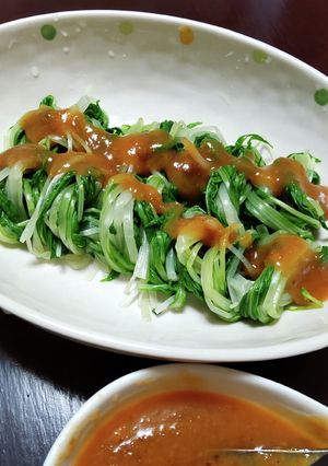 水菜のゆず味噌おひたし-レシピのメイン写真