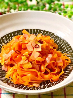 にんじんの☆簡単ペペロンチーノ炒め-レシピのメイン写真