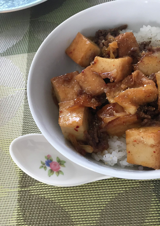厚揚げのキムチマーボー丼-レシピのメイン写真