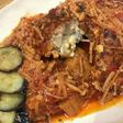 トマト煮込み豆腐入りハンバーグ